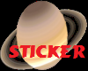 Saturn Sticker