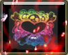 QR*Rainbow skully heart