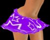 rave purple star skirt