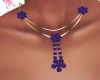 diamond necklace purple