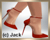 Heel strappy red