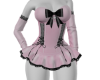 Lace pink dress