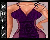 Purple Sexy Crystal Gown
