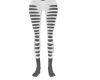 ◣White Tights Ripped