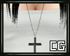 (CG) Long Cross Black