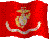 Marine animated flag