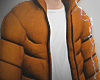 D - Puff Jacket Orange/M