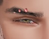 Eyebrow Piercing Red R