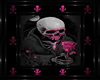 [A] Pink Skull Chair
