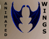 Blue Animated Wings