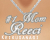[K] #1 Mom Necklace VGD