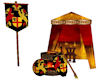 Red & Gold Knight Tent