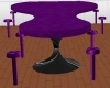 purple dance table