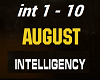 August - Intelligency