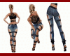 [UXI] BELTED JEANS RLL