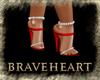 (MH) red/silver heels