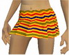 SEXY ZIGZAG COLORS SKIRT