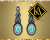 Blue Mirror Earrings
