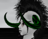 Titan Horns-Black&Green