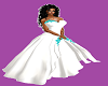 Weddingdress TealRoses