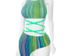 Sea Glass Striped Dress