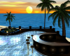 sunset romantic island