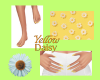 Yellow Daisy Nails