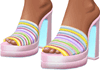 Rainbow Heels