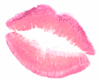 pink lipstick stain