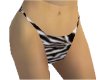 Zebra Skin Bikini Bottom