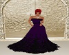 Purple and Black gown