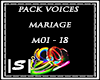 $ Pack Voices Mariage
