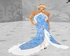 Princess In Blue Gown