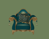 Elegant green chair set