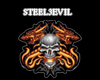 STEEL FIRE SKULL