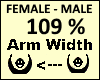 Arm Scaler 109%