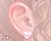N' Pink Heart Earrings