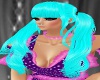 Sharella sea blue hair