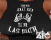 Vday Crop "Always" Black