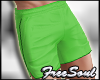 CEM Green Short Shorts