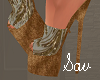 Spiked Heels-Gold