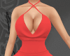 red halter dress