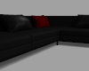 Black Red Couch