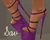 Purple Suede Heels