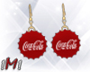 !M! Coca Cola Earrings