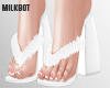 Sophia White Sandals