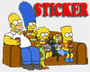 The Simpsons Sticker 1