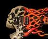 rockin skull guitar