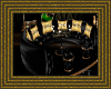 blk/gold club booth