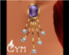Cym Amatista Earrings